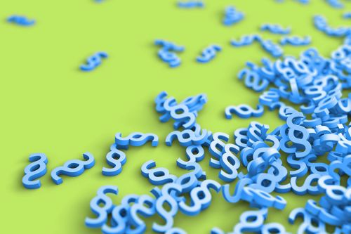 Foto: Paragraphen Symbole